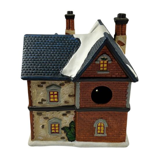 Holiday Time 2001 Mark’s Antiques Lighted Village House Christmas Decor - Picture 4 of 6